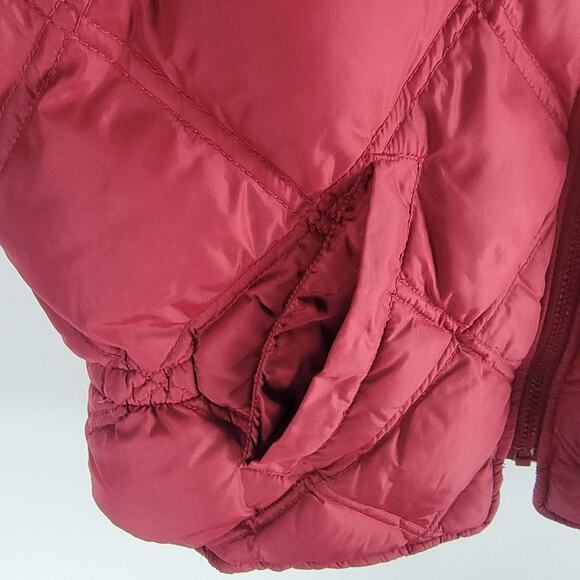 Vintage Eddie Bauer Goosedown Quilted Vest Red Sleeveless Size M - Picture 4 of 7